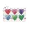 Diamond Dotz® Beginner Love Hearts Zipper Pouch Diamond Painting Kit